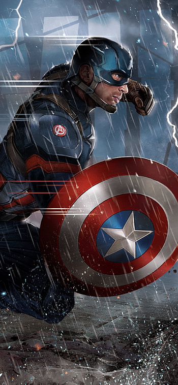 Captain America: Civil War — Storm Shield , Captain America, movie HD phone wallpaper