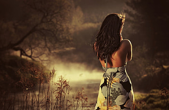 Ganduri..., , gand, woman, thought HD wallpaper