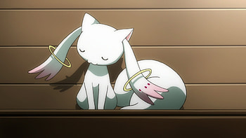 Kyubey, Anime character HD wallpaper