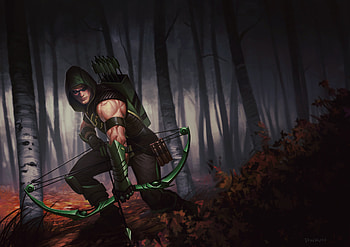 Green Arrow , arrow, artist, artwork, digital-art, superheroes HD wallpaper