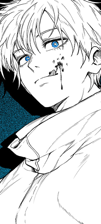 Jujutsu Kaisen Vibes: Striking Anime with Intense Blue Eyes, Anime, Jujutsu Kaisen, Satoru Gojo HD phone wallpaper