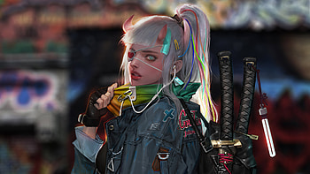 By The Way, scifi, cyberpunk, artist, artwork, digital-art, artstation HD wallpaper