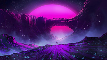 Early Evening , synthwave, sunset, artist, artwork, digital-art, artstation HD wallpaper