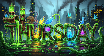 Toxic Thursday — Sludge City, Slime, Laboratory HD wallpaper