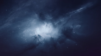 Fields of Utopia Prime, space, nebula, blue, Sci Fi HD wallpaper