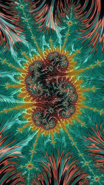 Fractal Art Trippy Psychedelic Background for Smart, green, colors, psychedelic, trippy, Abstract, fractal, abstract green HD phone wallpaper