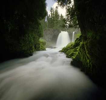 Beautiful Waterfall, waterfall, beautiful, nature, water, lake HD wallpaper