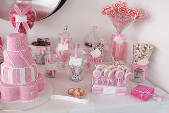 Pink is Sweet, sweet, pink, cake, candies HD wallpaper