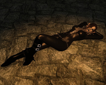 oblivion girl in catsuit, oblivion, girl, cat, suit HD wallpaper
