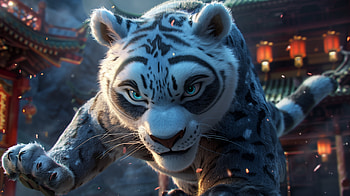 Kung Fu Panda Tai Lung, movie, Kung Fu Panda, Tai Lung, snow leopard HD wallpaper