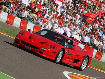 Ferrari F50, ferrari, drift, classic, red HD wallpaper