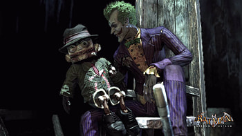 Batman Arkham Asylum - Joker & Scarface puppet HD wallpaper
