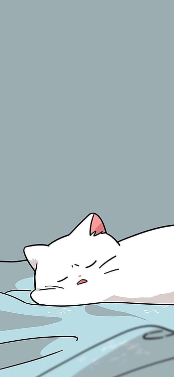 Cat, anime HD phone wallpaper