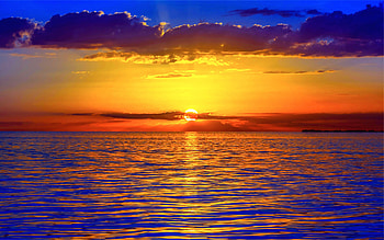 Ocean sunset beauty, , Sunrises and sunsets, Coastal tranquility HD wallpaper