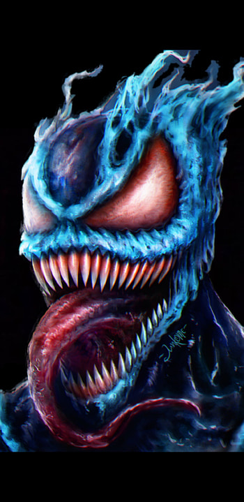 Venom 2099, art, marvel HD phone wallpaper