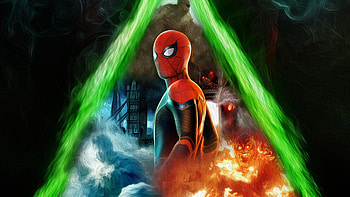 Spiderman Far Fromhome Art, spiderman-far-from-home, movies, 2019-movies, artist, artwork, digital-art, superheroes HD wallpaper