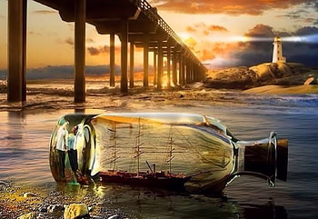 Bottle, Water, pretty HD wallpaper
