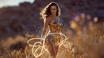 Wonder Woman Princess Of Power, wonder-woman, superheroes, artwork, art, digital-art, ai HD wallpaper