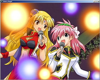 Milfeulle and Ranpha take the stage, ranpha, galaxy, milfeulle, video game, galaxy angel, game, video, angel HD wallpaper