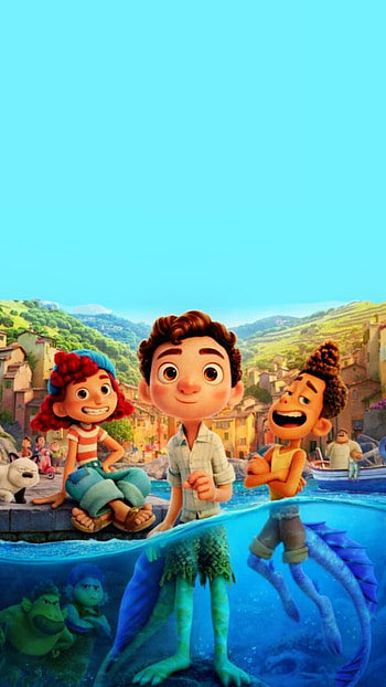 Luca and his Friends, sky, Disney, world, Holiday, Ocean HD phone wallpaper
