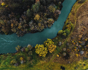 river, graphy, aerial HD wallpaper