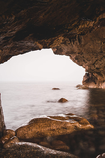 Nature, Stones, Sea, Rocks, Cave, Arch HD phone wallpaper