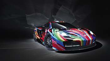 Mclaren Colorful Art, mclaren, cars, colorful, art HD wallpaper