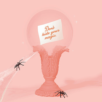 Magic, Words, Ball, Text, Spider HD phone wallpaper