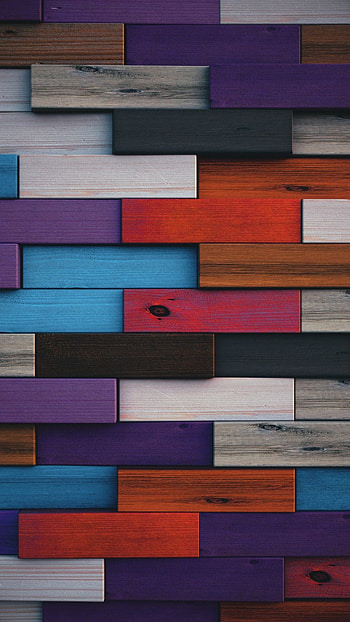 Wall Colorful Tiles Abstract Mobile (, Android, Samsung, Pixel, Xiaomi) in 2020. Samsung android, Samsung , homescreen, Colorful Wood HD phone wallpaper