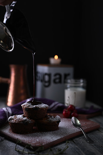 Food, Chocolate, Desert, Sweet, Bakery Products, Baking, Cupcakes HD phone wallpaper