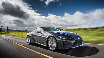 Lexus lc 500h, 2018 model HD wallpaper