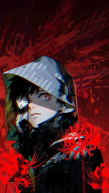 Ken Kaneki: Dark Tokyo Ghoul , Anime, Tokyo Ghoul, Ken Kaneki, red and black HD phone wallpaper