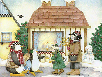 People, Art, Holiday, , Drawing, House HD wallpaper