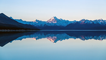 Reflective lake surface, Captivating nature, backdrop, graphy HD wallpaper