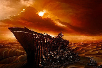 After apocalipse, fantasy, sheep HD wallpaper