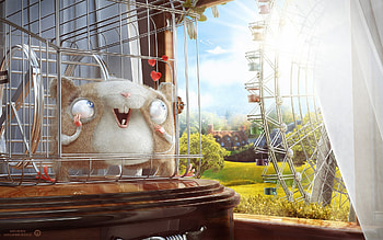 Ferris Love, love, creative, graphics, artist, digital-art HD wallpaper