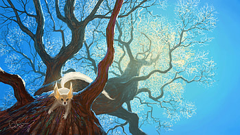 Art, Wood, Tree, Animal, Crawl, Being, Creature, Trunk HD wallpaper