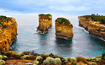 Nature, Rocks, Horizon, Coast, Vegetation, Dahl, Distance, Island, Shrubs, Emptiness, Void, Scope, Spaciousness HD wallpaper