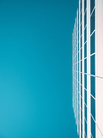 Sky, Building, Minimalism HD phone wallpaper