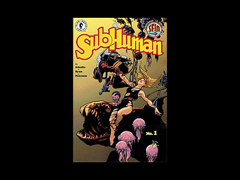 Subhuman, comic, fantasy, female HD wallpaper