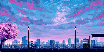 Lofi Aesthetic, Purple Lofi HD wallpaper