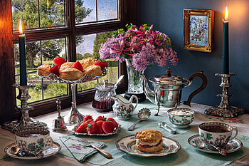Still life, Flowers, Windows, Candle, Window, Coffee HD wallpaper