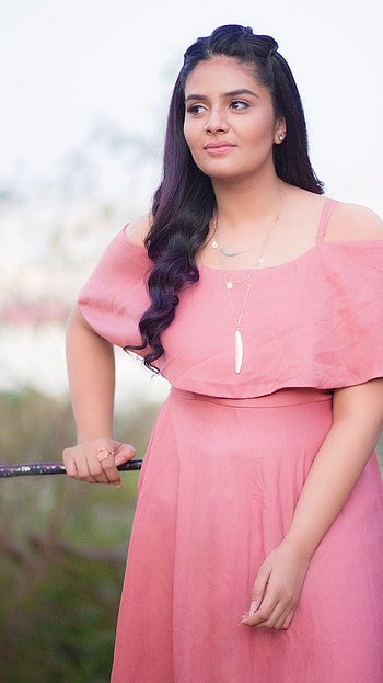 Sreemukhi, telugu actress, model HD phone wallpaper