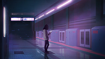 Cant Talk, alone, artist, artwork, digital-art, artstation HD wallpaper