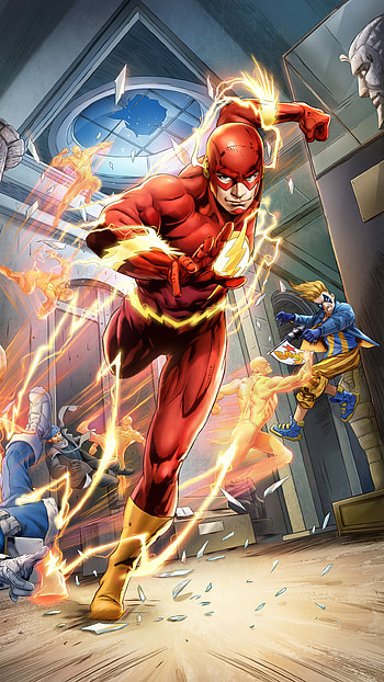 Flash digital art, Samsung galaxy s6, LG g5 HD phone wallpaper