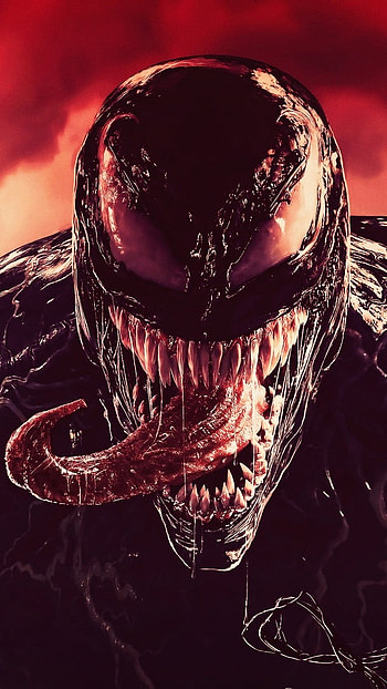 Venom, Red Theme, Background HD phone wallpaper
