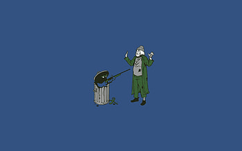Weapon, Vector, Basket, Old Man HD wallpaper