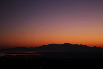 Nature, Sunset, Sky, Mountains, Horizon HD wallpaper