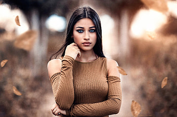 Autumn girl, girl, model, people, woman HD wallpaper