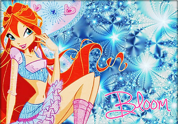 Bloom, wings, winxclub, cartoon, orange hair, glow, long hair, dress, fairy, winx, winx club, wing, abstract, sparks, gown HD wallpaper